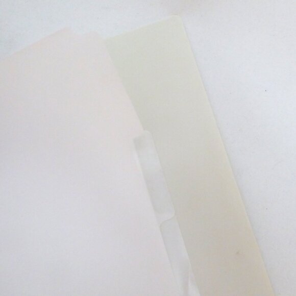 NEW 500 BUSINESS CARD RINGED BINDER CARD HOLDER SLEEVES & TABS JAPAN - Picture 11 of 12